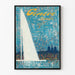 Dekoratives Poster Genf Schweiz Vintage-Stil Wandkunst