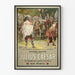 Vintage-Poster mit Julius Caesar in sechs Teilen, Theaterfotografie