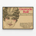 Vintage-Poster Gesinde Ball 1913 Wanddekoration im Retro-Stil — gerahmtes Bild an der Wand