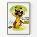 Dekorativer Vintage-Tierposter - Biber bei der Arbeit