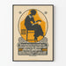 Vintage-Poster Ausstellung Handgefertigte Spitze Museum Basel