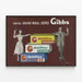 Vintage-Poster Zahnpasta Gibbs Wanddekoration Retro — gerahmtes Bild an der Wand