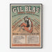 Vintage-Poster Gil Blas Journal Parisien Wanddekoration Retro