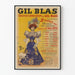 Vintage-Poster Gil Blas Transformation - Retro-Wanddekoration