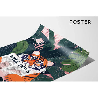 Tabelle Tiger und Wild News - Dschungel und Fantasie