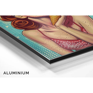 Pop Art Bild - Sommerliche Sanftheit | Kunstdruck Wanddekoration Bild Plakat Kopie
