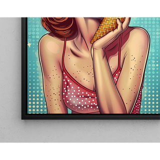 Pop Art Bild - Sommerliche Sanftheit | Kunstdruck Wanddekoration Bild Plakat Kopie