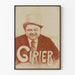 Vintage-Poster Girier mit Zylinderhut