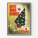 Vintage-Weihnachtsposter - Investieren Sie in Kriegsanleihen