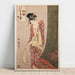 Reproduktion des Gemäldes Ōgiya Hanaōgi - Ōgiya Hanaōgi (Rätselillustration) - Kitagawa Utamaro