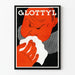 Vintage-Poster Glottyl – Retro-Werbeillustration