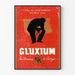 Vintage-Poster Gluxium - Energetische Retro-Wanddekoration