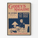 Vintage Magazinposter Godey's über Anna Ella Carroll
