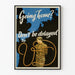 Vintage-Poster Going Home - Wanddekoration Krieg und Widerstand