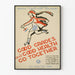 Vintage-Poster Tuberkulose Gesundheit und Bildung