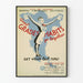 Vintage-Poster Gute Gewohnheiten und gute Noten gehen Hand in Hand