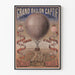 Vintage-Poster Großes Ballon Gefangene der Tuileries - Panorama von Paris