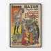 Vintage-Poster Großer Basar Spielzeug und Neujahrsgeschenke Nantes