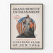Vintage-Poster Großes Benefit-Unterhaltung und Patriotische Versammlung 1918
