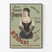Vintage-Poster des großen Pariser Konzerts Mlle Duparc