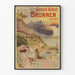 Vintage-Poster des Grand Hôtel Brunnen in der Schweiz – Vierwaldstättersee