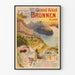 Vintage-Poster Großes Hotel Brunnen Schweizer See von Luzern