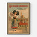 Vintage-Poster der großen Straßburger Brennerei Pfister & Daul Strasbourg