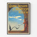 Vintage-Poster Große Flugwoche Rouen 1910