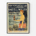 Vintage Wanddekoration Poster Große Tuilerie d'Ivry