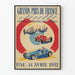 Vintage-Poster Große Preise von Frankreich 1952 - Wanddekoration für Autorennen