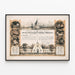 Vintage-Poster Große Zentralmesse – Sanitätskommission USA 1864 — gerahmtes Bild an der Wand