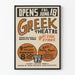Vintage-Poster des Griechischen Theaters in Griffith Park