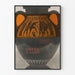 Dekoratives Poster Antiker griechischer Vase schwarz und orange