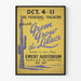 Vintage-Poster Grünes Wachstum der Flieder Bundes-Theater