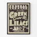 Retro-Poster Green Grow the Lilacs Federal Theatre