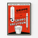 Vintage-Poster Grippo Vaclydun für die Grippe
