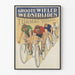 Vintage-Poster des Radrennens Groote Wieler Wedstrijden