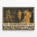 Vintage-Poster Kunstausstellung Berlin 1911 – Retro-Wanddekoration — gerahmtes Bild an der Wand