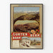Vintage Zugposter Gurten Bern - Retro Schweizer Wanddekoration