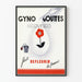 Vintage-Poster Gyno Gouttes Wanddekoration