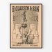 Vintage-Poster H. Clausen & Son Bock Beer New York