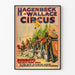 Vintage-Poster Circus Hagenbeck-Wallace Bombayo der Mann aus Indien