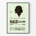 Vintage-Poster Halo Calcïon - Retro-Wanddekoration