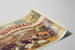 Vintage-Poster von Halstead & Co. Beef & Pork Packers für Wanddekoration — Ansicht des Kunstwerks