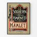 Vintage Hamlet-Poster - Klassische Theater Wanddekoration