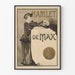 Dekorativer Poster Hamlet im Max-Stil Jugendstil