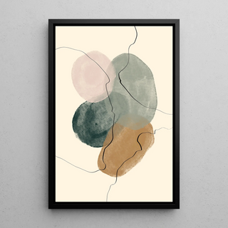 Boheme-Plakat - Ätherische Silhouette