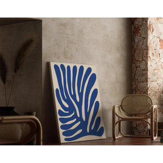 Boheme Poster - Blaue Schwingungen