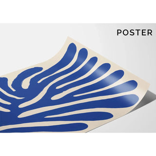 Boheme Poster - Blaue Schwingungen