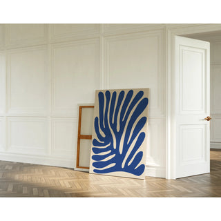 Boheme Poster - Blaue Schwingungen